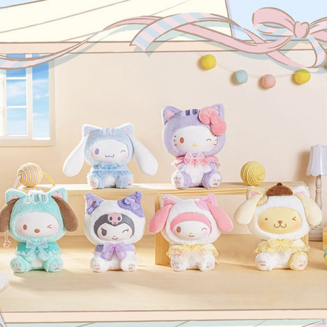BATTLEOFTOKYOAstro9×SANRIOCHARACTERS TOPTOY Sanrio Characters Play with Kittens Series BlindBox