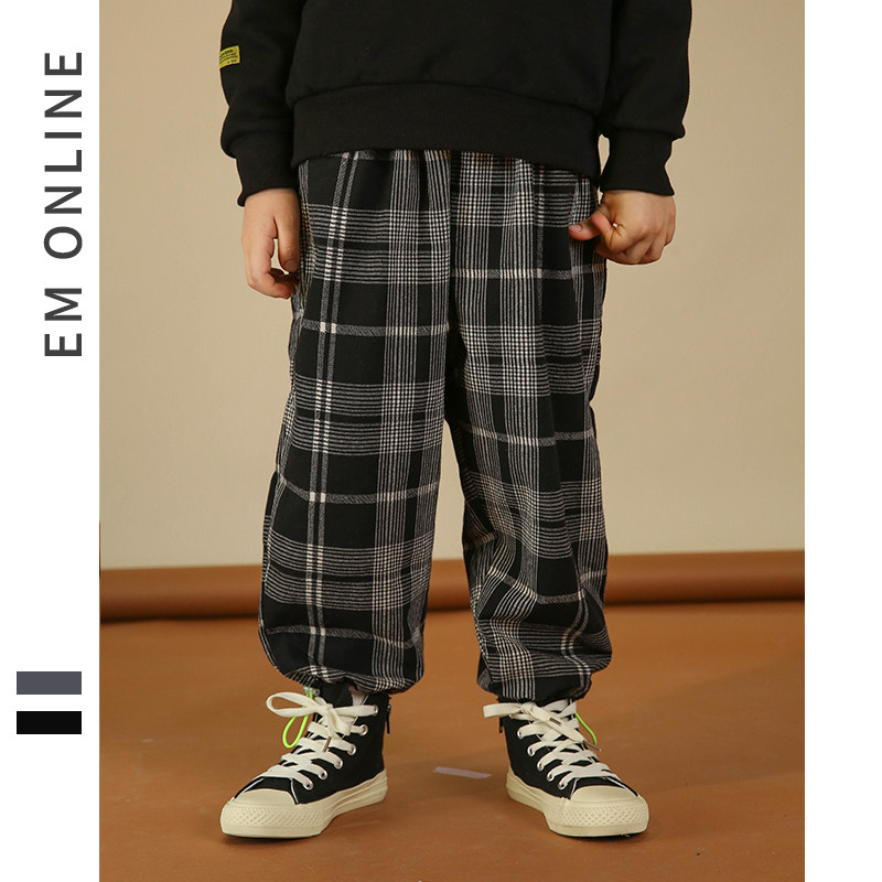 EM Children's Mosquito Shoes Spring Summer Boy's Lantern Pants Children's Beam Lamps in Child Beam Leisure