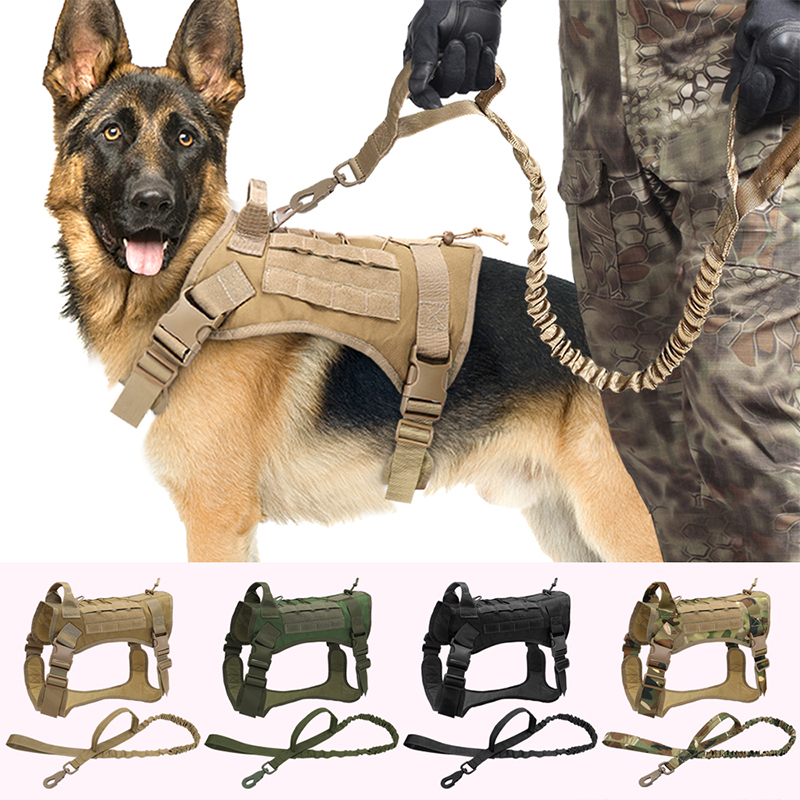 Horse Dog Training Special Neckline Traction Rope Doggie Tactical k9 Chest Holding Baby Bag Vest Type Dog Neck large canine German Shepherd