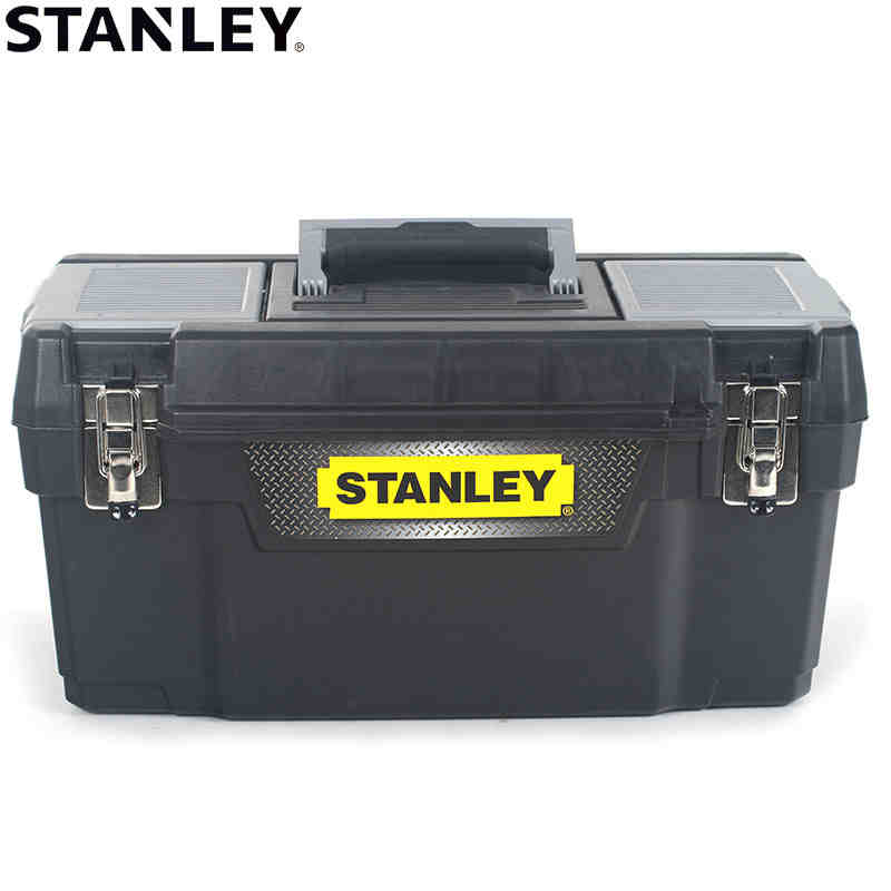 STANLEY HISTORY DANLEY PLASTIC 16 Toolbox 94-857-37 IMPORTED FIVE GOLD TOOL BOXES
