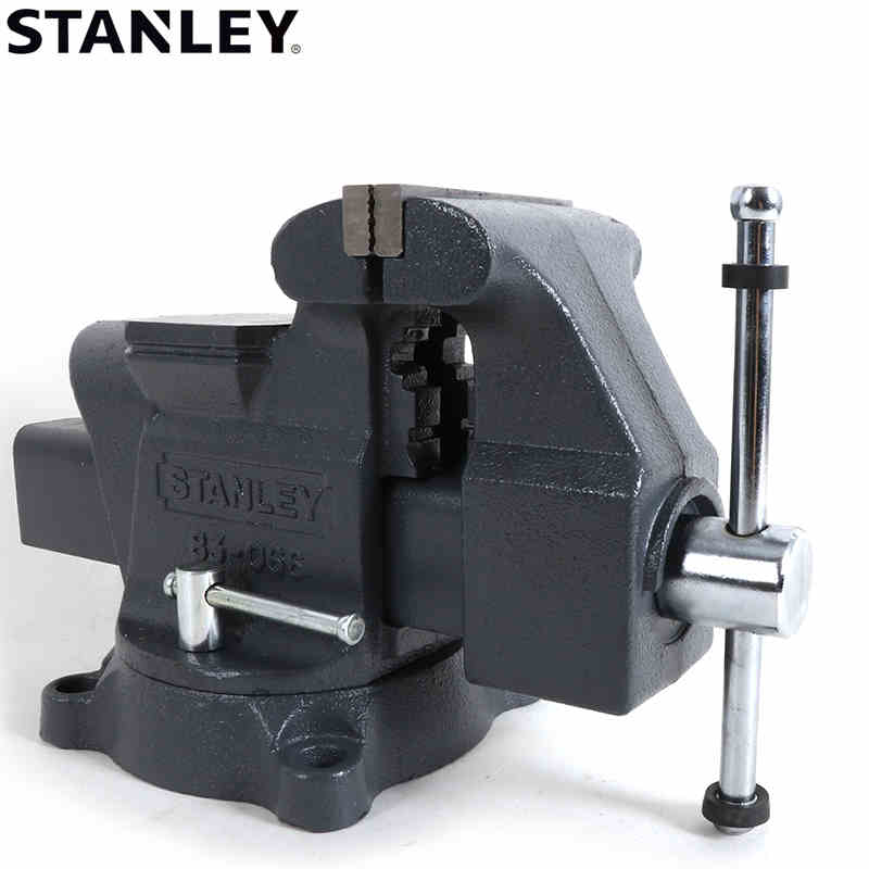 STANLEY SHI DANLEY MAXSTEEL HEAVY DUTY BENCH VISE CAST-IRON TABLE OLD TIGER CLAMP HARDWARE CLAMPING TOOL