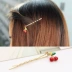 Spike Jewelry Phiên bản hàn quốc của nơ ngọt ngào kẹp tóc một từ pha lê đỉnh đầu kẹp tóc mái kẹp kim cương ngọc trai hoa kẹp xoắn - Vòng đeo tay Clasp