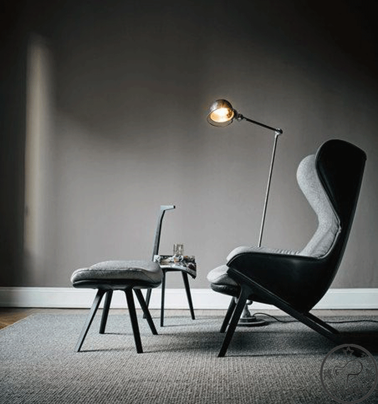 Cassina P22 Lounge Ghế thiết kế nội thất nghệ thuật cá tính sáng tạo Ghế thời trang Bắc Âu ghế đôn gỗ