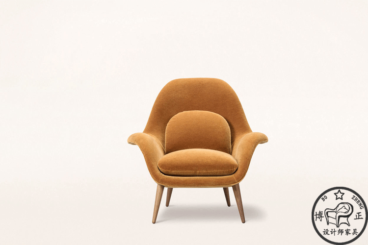 Ghế Swoon Lounge Ghế Bắc Âu Thiết kế sáng tạo Đồ nội thất Hình ghế Lounge Ghế Lounge sofa da bò