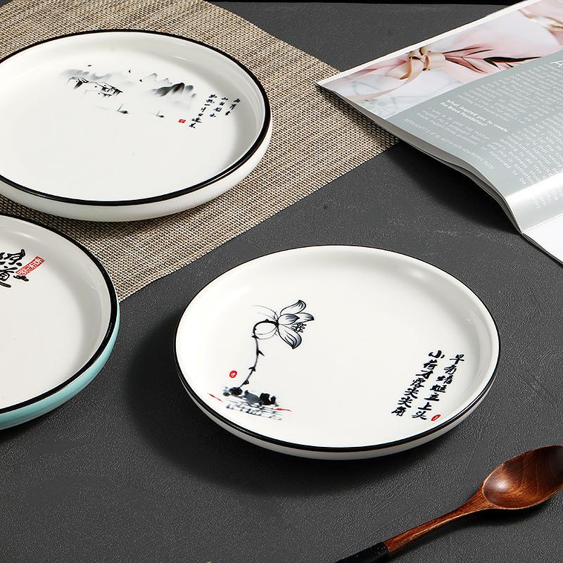 Plate, Dish, Creative Ceramic, Commercial, High-End, Western-Style Steak, Private Restaurant Dish, Stir-Fry, Cold Dish, Hot Pot Plate