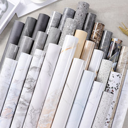 Matte Marble Kitchen Stickers Self-adhesive Waterproof Cabinet Countertop Refurbished Film Imitation Rock Board Tile Wallpaper Wallpaper