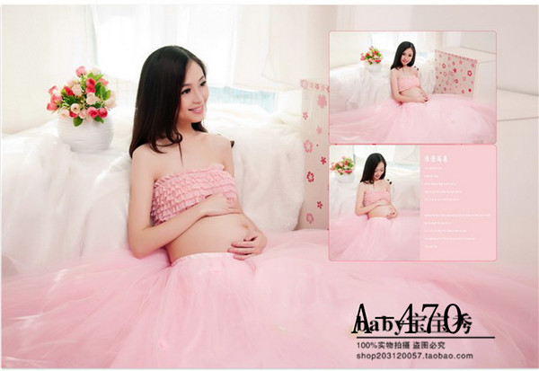 Thời trang mới 2018 của phụ nữ mang thai ảnh quần áo studio chụp ảnh quần áo thời trang mẹ chụp ảnh quần áo shop đầm bầu