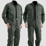 Хлопковый летний тонкий дорожный износостойкий комбинезон, рабочая одежда, защита от ожогов