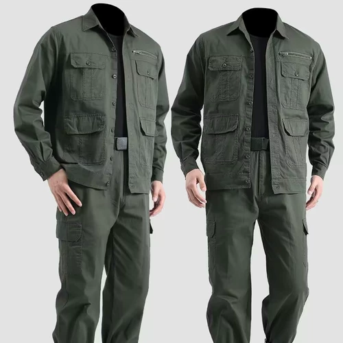 Хлопковый летний тонкий дорожный износостойкий комбинезон, рабочая одежда, защита от ожогов