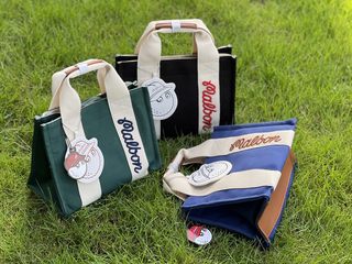 2022 new malbon Korean original single golf clothing bag ladies simple all-match handbag canvas bag