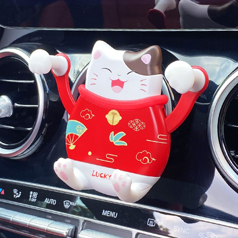 Car-car-borne mobile phone frame car navigation bracket for car-car navigation bracket car trolley air outlet support fixed seat cute-Taobao