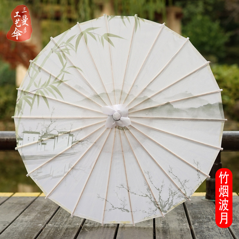 水墨风油纸伞：穿越千年的古典美，如何成为中国风古风拍照的必备道具？-工艺伞-淘宝百科网