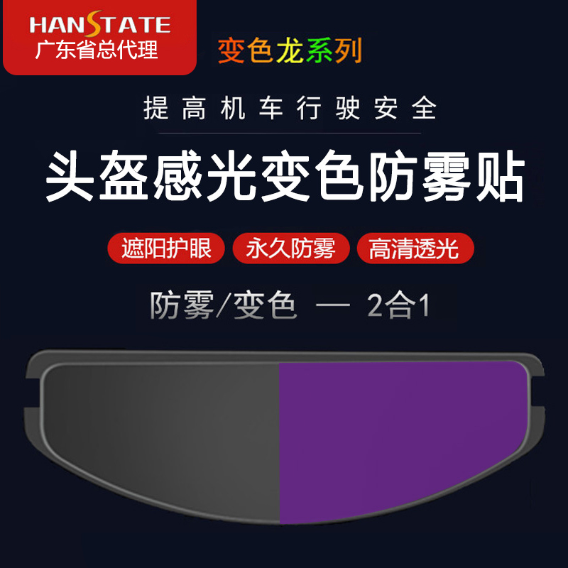 Motorcycle helmet chamechamechameanti fog patch electric vehicle full helmet helmet General Potential anti-hacking wind mirror film