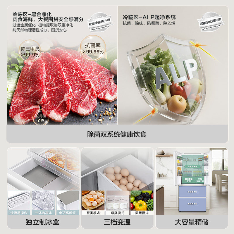 海尔BCD-549WGHFDC9WFU1冰箱图片