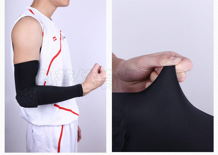 Kobe Bóng Rổ Di Động Chống va chạm Armband Nam Dài Mặt Trời Tay Áo Thiết Bị Khuỷu Tay Thể Thao Mỏng Sun Protection Bánh Mùa Đông đai bó gối
