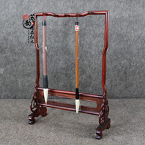 Mahogany brush stand Solid wood red acid branch Ming brush stand Pen hanging pen Mountain pen storage Wenfang Sibao brush stand pen hanging