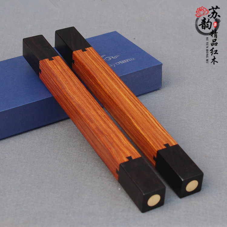 Mahogany paperweight ruler book town purple sandalwood solid wood book suppression paperweight paperweight study four treasures calligraphy supplies lettering