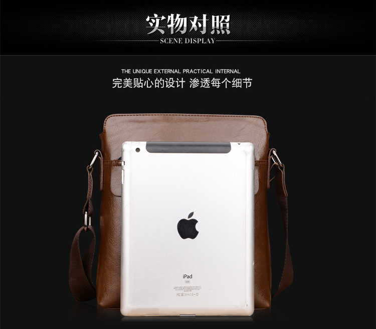Kangaroo người đàn ông da của túi vai túi người đàn ông của vai túi Messenger kinh doanh bình thường ba lô dọc người đàn ông da của túi túi lv nam