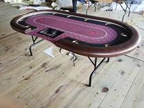 Special price luxury Texas poker table per seat with light with usb out stock sold out recovery price