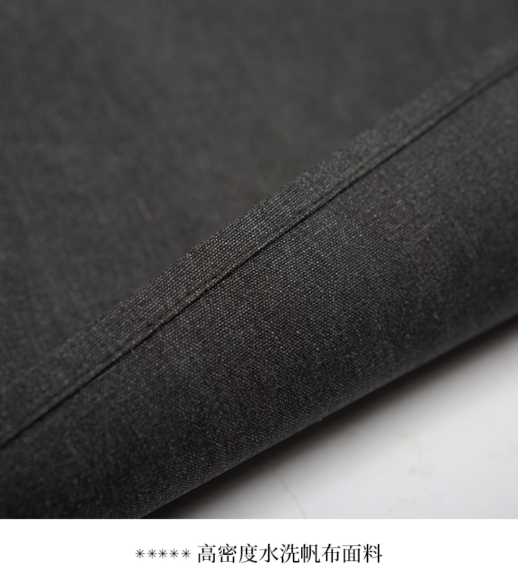 Towel hanging apron washed black professional work clothes - Aprons - Cotton & Hemp