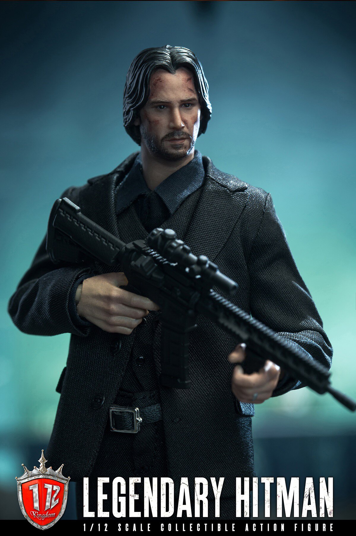 Kingdom KD-9001 John wick 1/12 ジョン ウィック KD-9001: Kingdom Legendary Hitman John Wick Keanu Reeves 1/12