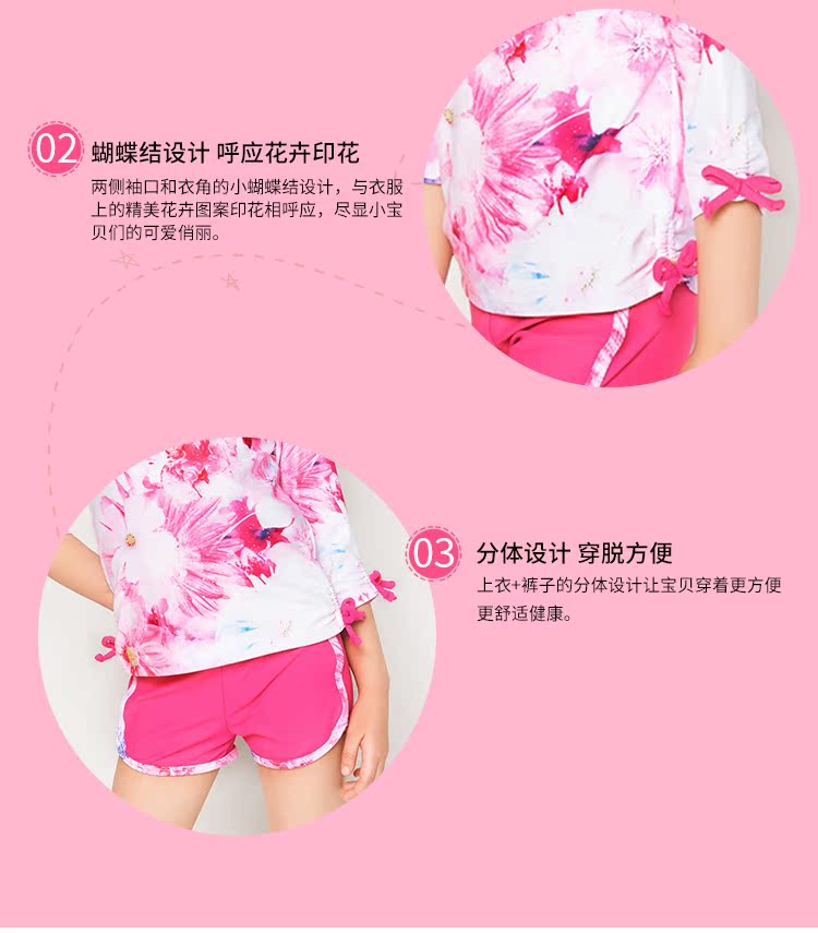 Đồ bơi trẻ em nữ sinh lớn trai dễ thương dài tay chia nhỏ kem chống nắng nhanh khô quần áo lướt cô gái đồ bơi đồ bơi cho bé gái
