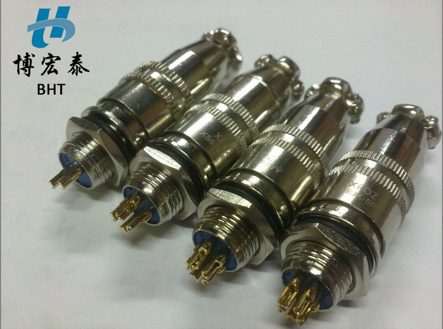 XS9JK aviation plug XS9JK-2 core 3 core 4 core 5 core P Y push-pull self-locking small connector gold-plated 9MM
