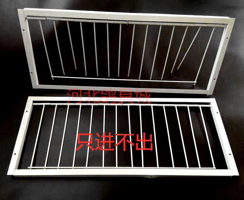 Only enter and do not go out, pigeon racing supplies, pigeon gear, active door, active door, pigeon jumping cage door, automatically hitting the door