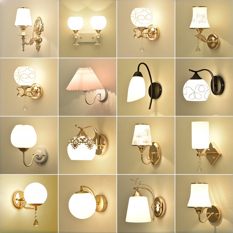 Wall Lamp Bedroom New Wall Lamp Living Room Balcony Corridor Aisle Lamp Staircase Lamp Led Room Creative Bedside Lamp