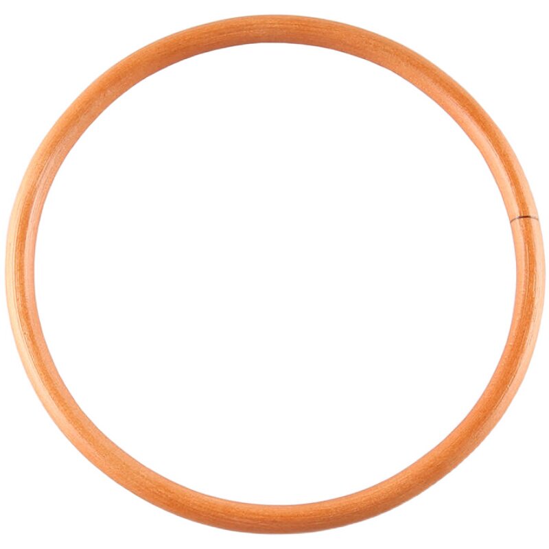 Handmade diy bag white rattan wreath oversized 19cm ring wooden ring accessories women's bag handle handle