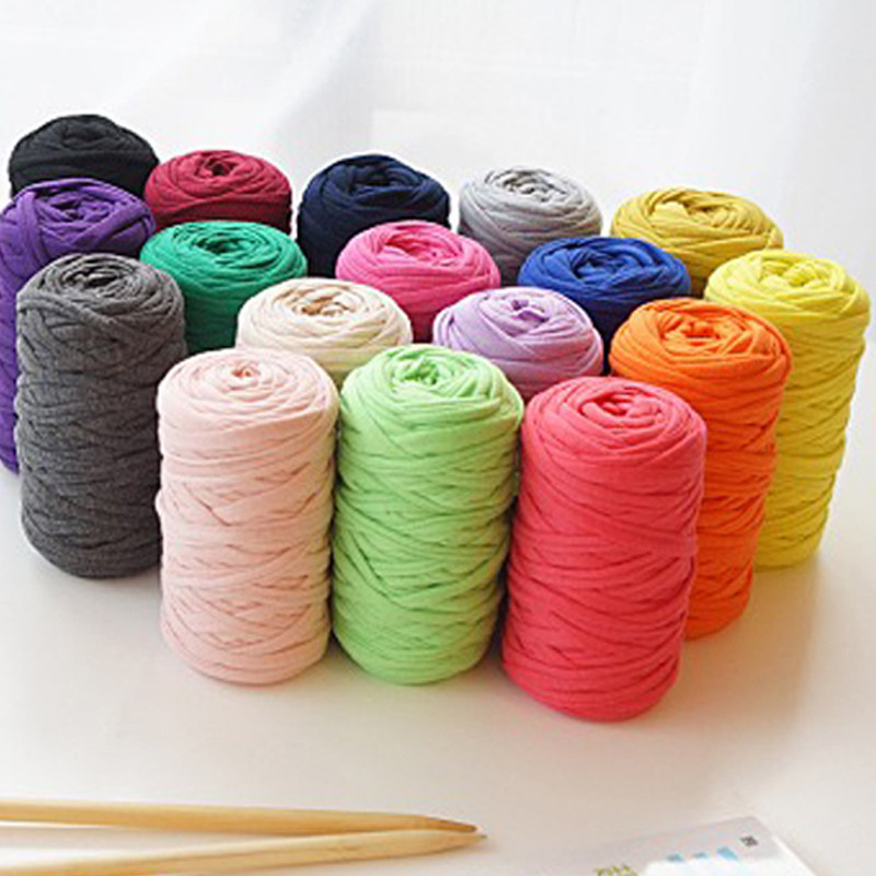 High quality cotton large cloth thread crocheted floor mat hand diy woven bag not easy to pilling 200g