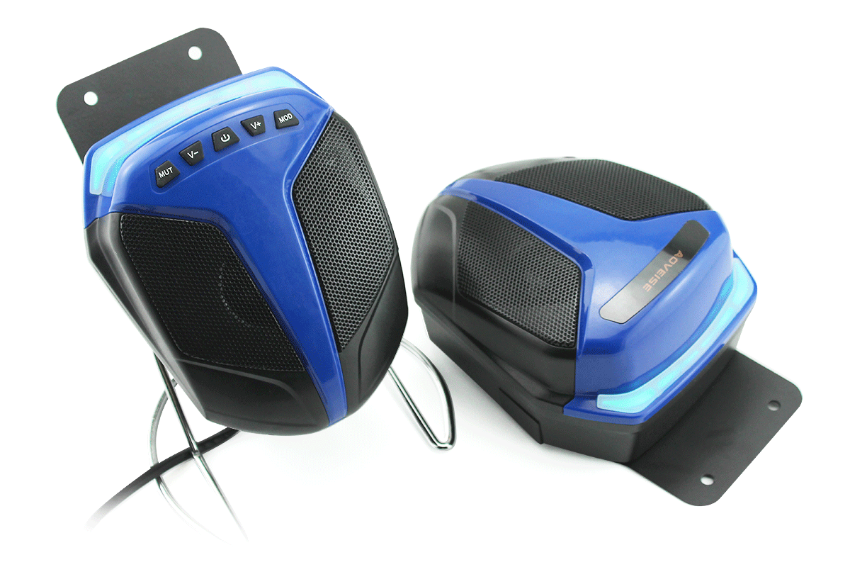 Âm thanh xe máy với Bluetooth phụ kiện sửa đổi mp3 phổ loa siêu lớn loa siêu trầm chống nước loa siêu trầm loa pô xe máy	