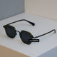 Japanese yuppie medieval small square frame sunglasses