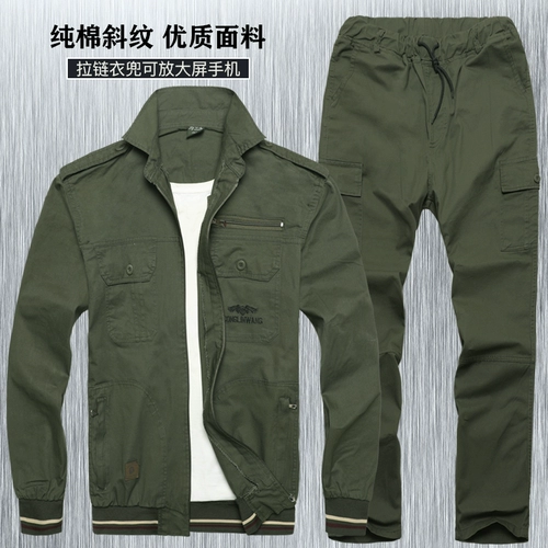 Летний комбинезон, износостойкий хлопковый камуфляжный лонгслив, защита от ожогов