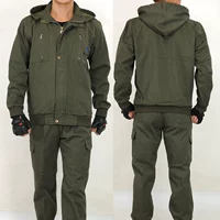 Хлопковый комплект с капюшоном