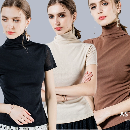 Элегантная эластичная приятная телу спортивная одежда, короткий рукав, облегающий крой, большой размер