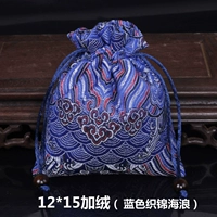 Тибетская синяя -Плайская парлая волна 12*15