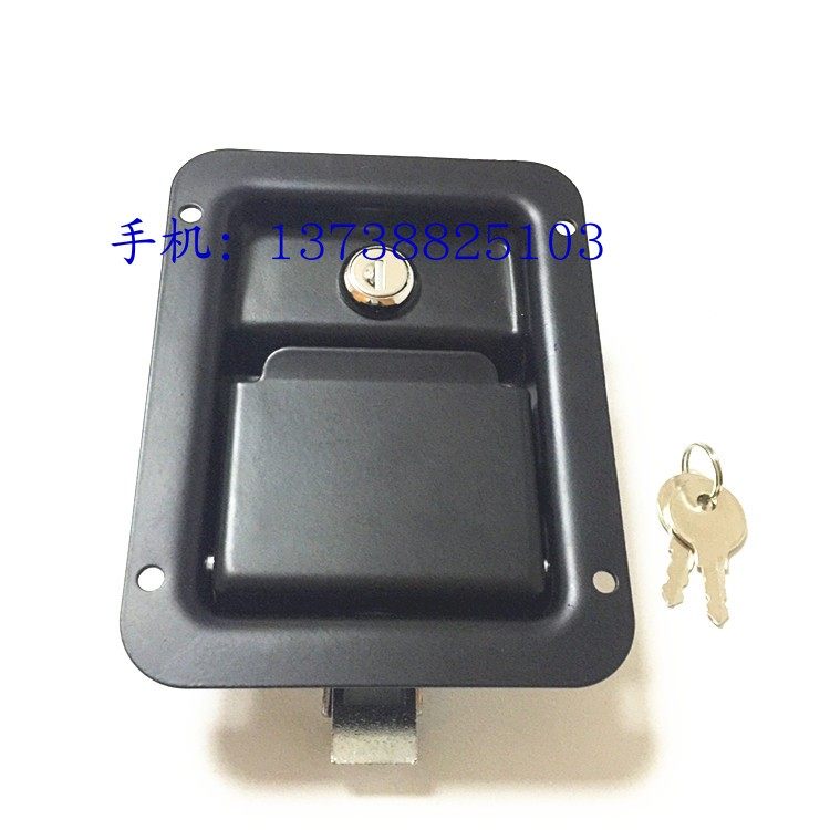 Explosion-proof cabinet MS866-5-2 black container car door lock room door engineering car door lock can be opened in both directions