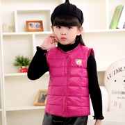 Trẻ em gái mùa đông mặc áo vest cotton 2 mặc 3 trẻ em 4 áo 5 phiên bản Hàn Quốc 6 công chúa 7 tuổi mùa thu và mẫu mùa đông mỏng