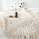 Zexi 홈 북유럽 스타일 모란디 컬러 소파 담요 니트 낮잠 레저 덮개 담요 ins wind bed tail blanket