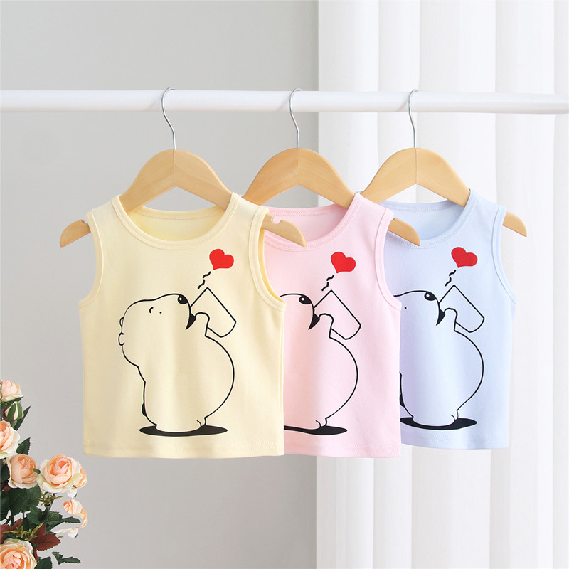 Baby baby boy vest vest nhỏ bông bên trong mặc mùa hè mùa xuân bụng bảo vệ mỏng đáy đáy cạnh cô gái