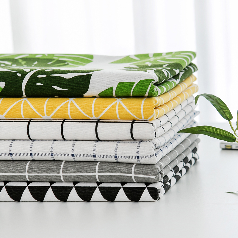 Deskcloth ins wind fabric cotton linen literary style sub-tablecloth TV cabinet coffee table mat cloth rectangular square