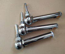 Right angle type metal sleeve thermometer thermometer Industrial boiler pipe 0-50-100-150-200