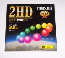 New Blank Computer Diskette Computer Soft Disk Diskette Maxell 2MB MF2-256HD