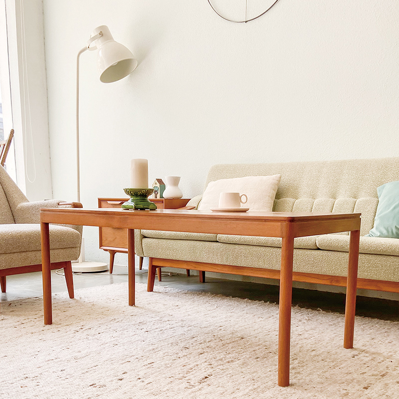 Wood Na MUNA Original Design Walnuts Wood Teak Wood Log Minima Modern Small Household Type Table