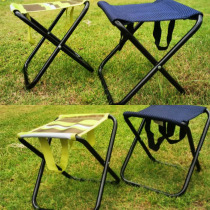 Outdoor folding small Maza convenient fishing bench picnic outdoor portable fishing chair picnic camping four footstool