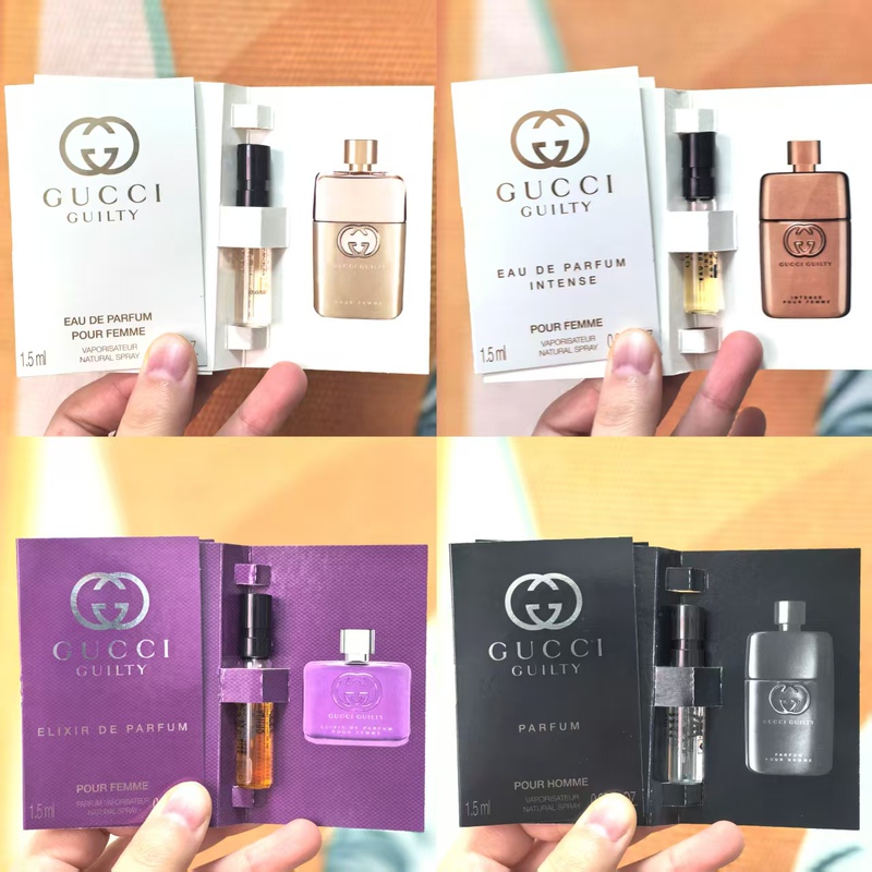 Gucci Gucci Original Sin Passion Valentine's Day Elixir Dark Flow Light and Intense Unisex Perfume Sample 1.5ml