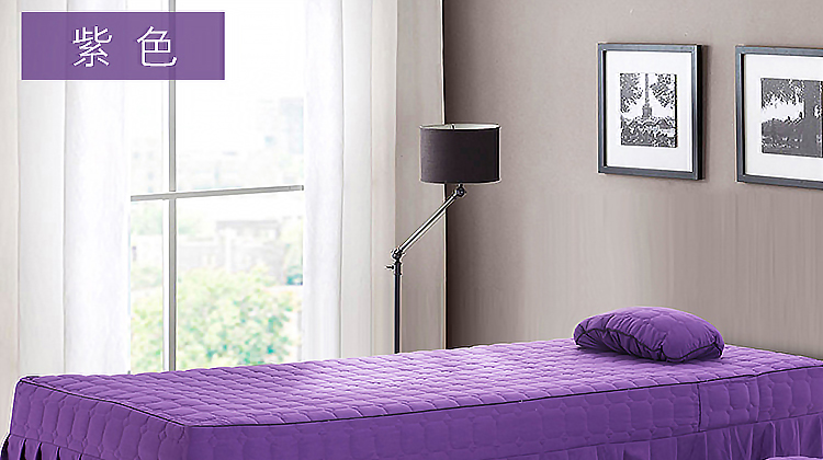 Tím bedspread vẻ đẹp thẩm mỹ viện dành riêng gia đình của bốn bộ tối giản Hàn Quốc của bảng massage Hàn Quốc đặc biệt tạo nên vĩnh viễn - Trang bị tấm khăn trải giường spa cao cấp