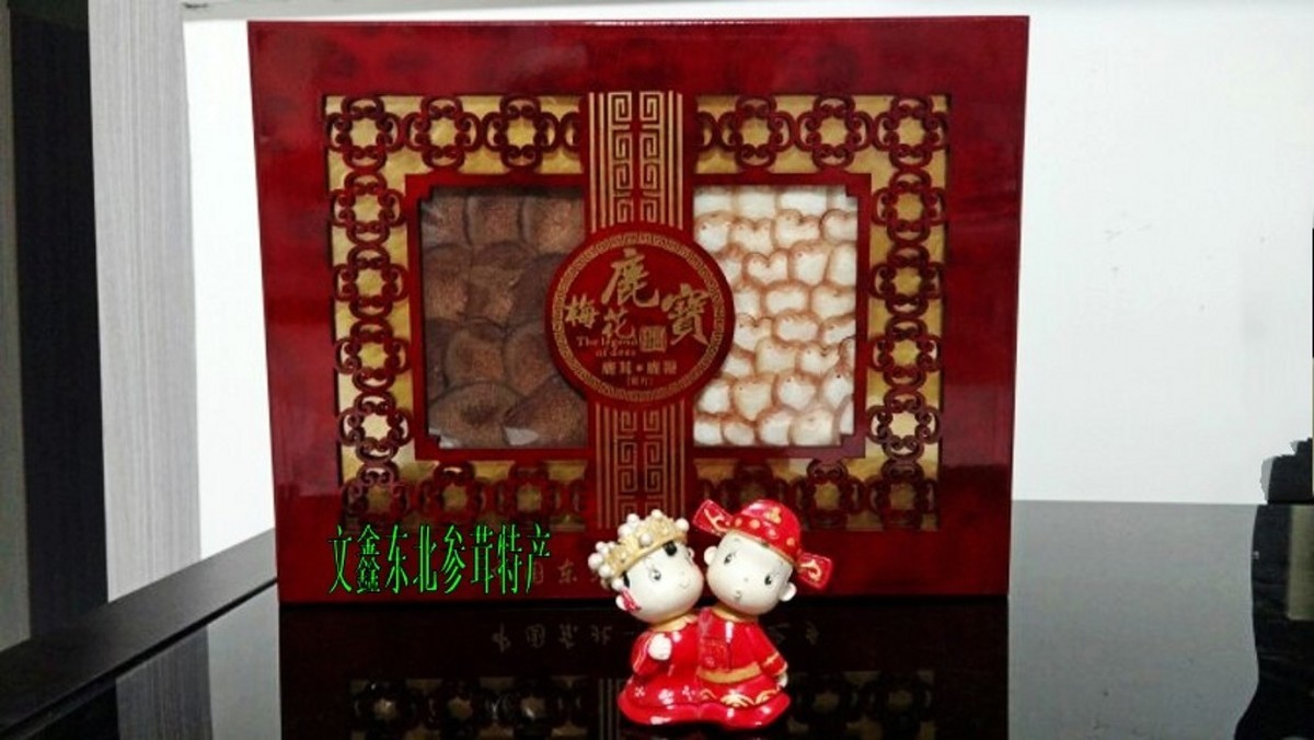 Northeast Special Produce Long White Mountain Antler Sheet Gift Box Deer Whip Sheet Gift Box Antler Deer Whip Gift Box Double Mix