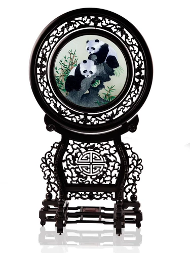 Китайская памятная униформа медсестры, двусторонняя вышивка, китайский стиль, подарок на день рождения, с вышивкой